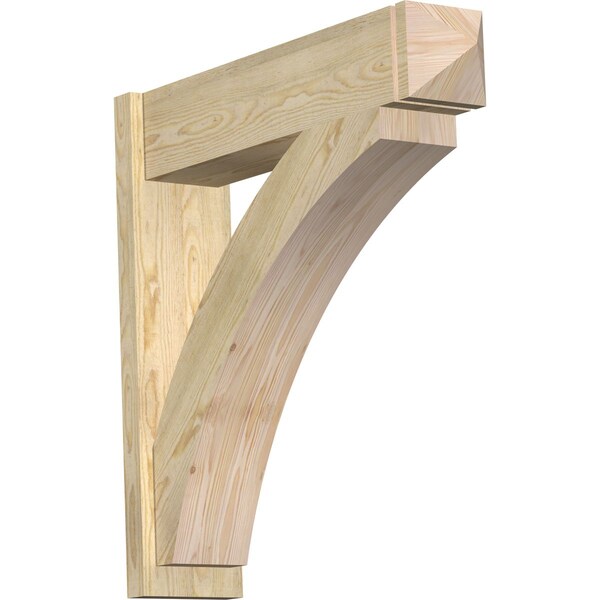 Ekena Millwork Thorton Arts & Crafts Rough Sawn Outlooker, Douglas Fir, 8"W x 34"D x 34"H OUT08X34X34THR03RDF - main